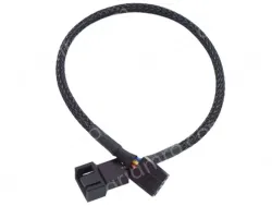 PWM one-point temperature control cooling fan extension cable 1in 1out