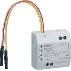 Module 1 FM output 4A free of potential + 2 inputs mains powered, KNX radio