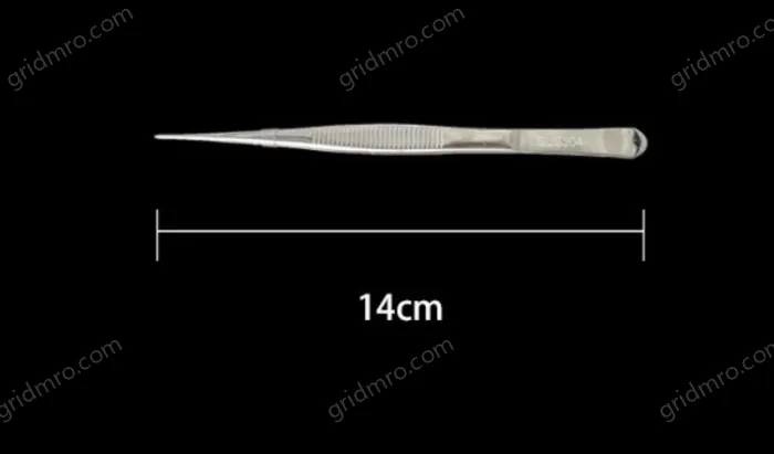 Stainless steel tweezers Straight tip (304 models) 14cm