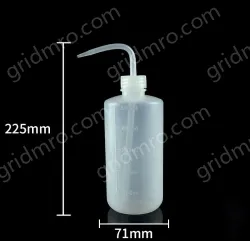 Plastic washing bottles 500ml (white)