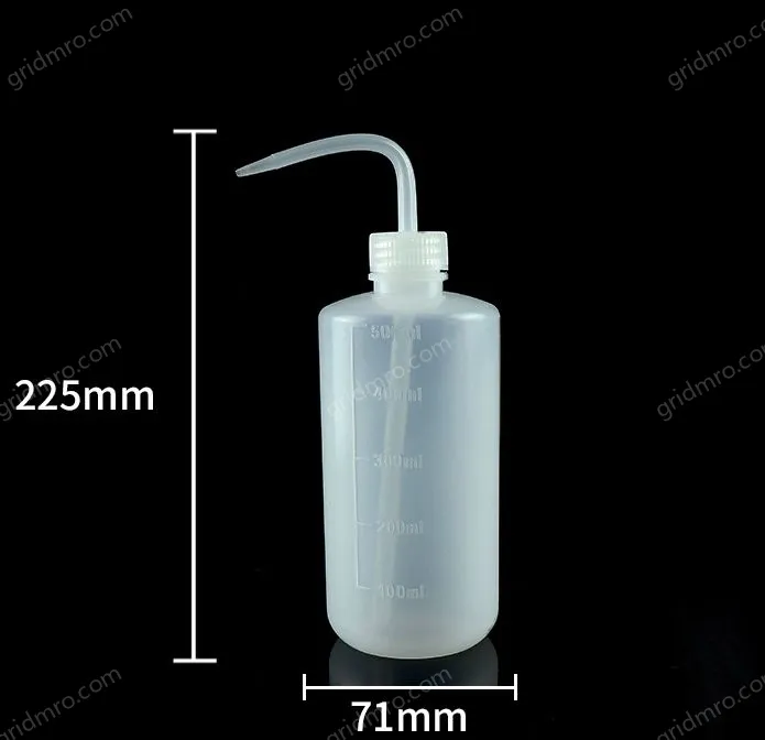 Plastic washing bottles 500ml (white)