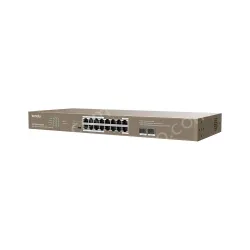 16GE+2SFP Ethernet Switch With 16-Port PoE