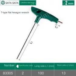 83305/2mm - Flat head