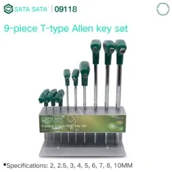 09118/9 pcs set - flat head