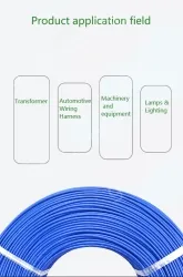 Transformer Cable 24AWG Blue
