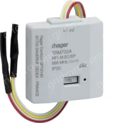 Binary 2 inputs device flush mounted battery powered KNX RF