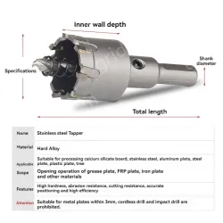 Stainless steel special hole opener 28mm