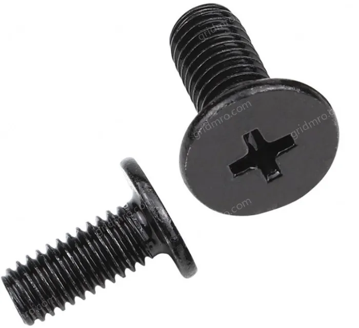 Carbon steel thin head screws M6*14*12