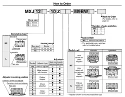 Air Slide Table MXJ Series MXJ12-30ZN