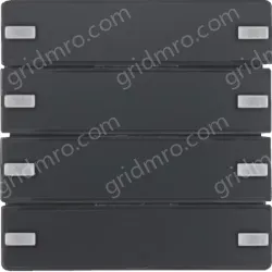 Push-button 4gang, + RGB LED, internal temp. sensor, KNX - Q.1/Q.3, ant.