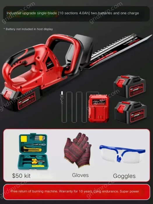 Industrial upgrade single-edged 10-cell 4.0Ah two batteries and one charger