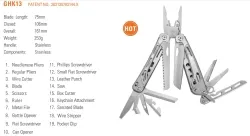 GHK13 New Sky Wolf Multifunctional Knife Pliers Tactical Pliers Outdoor Folding Knife Pliers Multi Purpose Pliers EDC Combo Gadget
