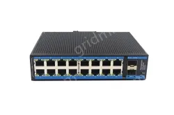 16-port 10/100BASE-TX+2G SFP Managed Industrial Switch