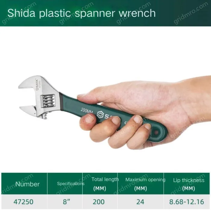 Dipping handle: 8 inches, opening capacity: 24mm-47250