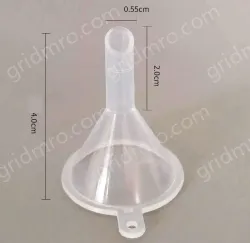 Plastic separating funnels The length and diameter of the tip is 3cm, 1 piece