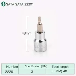 CALC 3mm with a total length of 48mm-22201