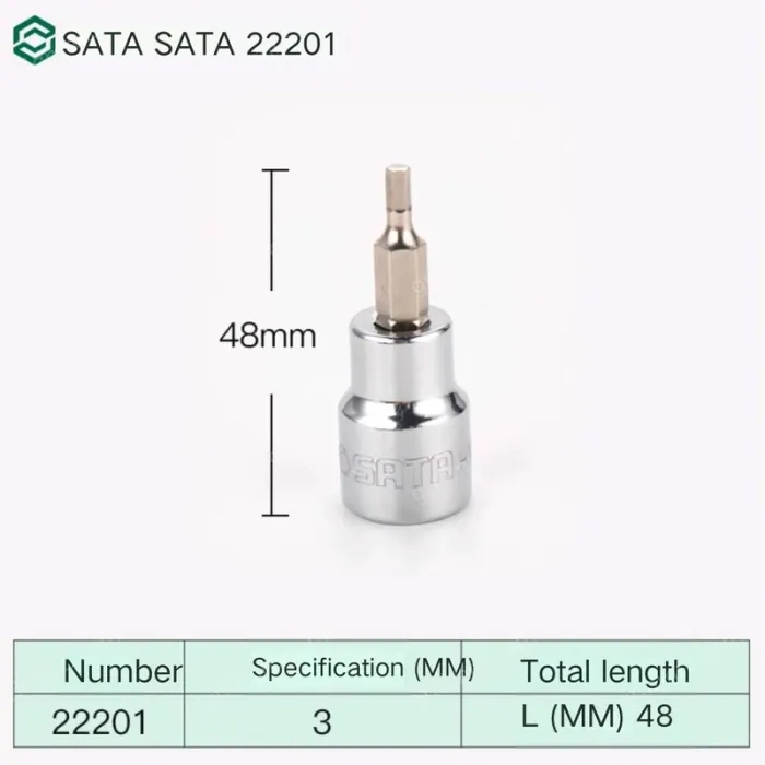 CALC 3mm with a total length of 48mm-22201