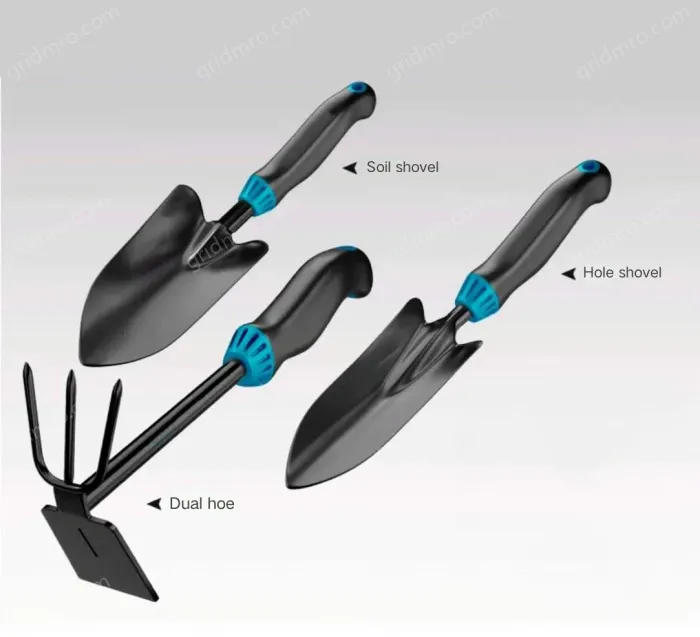 (Soil shovel + hole shovel + dual-purpose hoe)