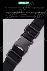 The waist bag can hold a mobile phone with a thickened flip cover